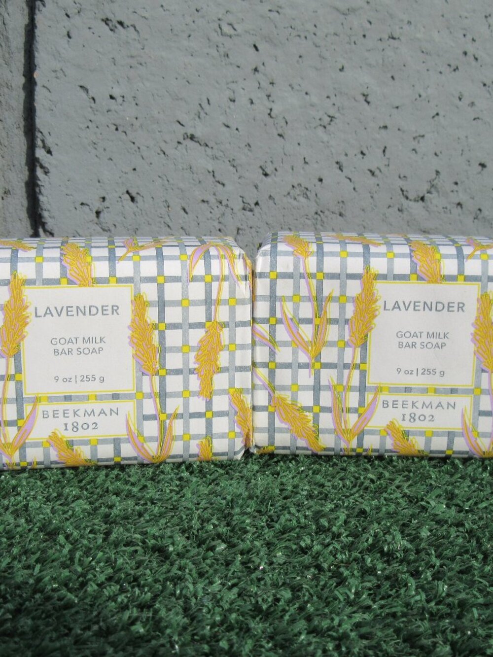 2 Brand New Beekman 1802 Lavender Goat Milk Bar Soap 9 Ounce
